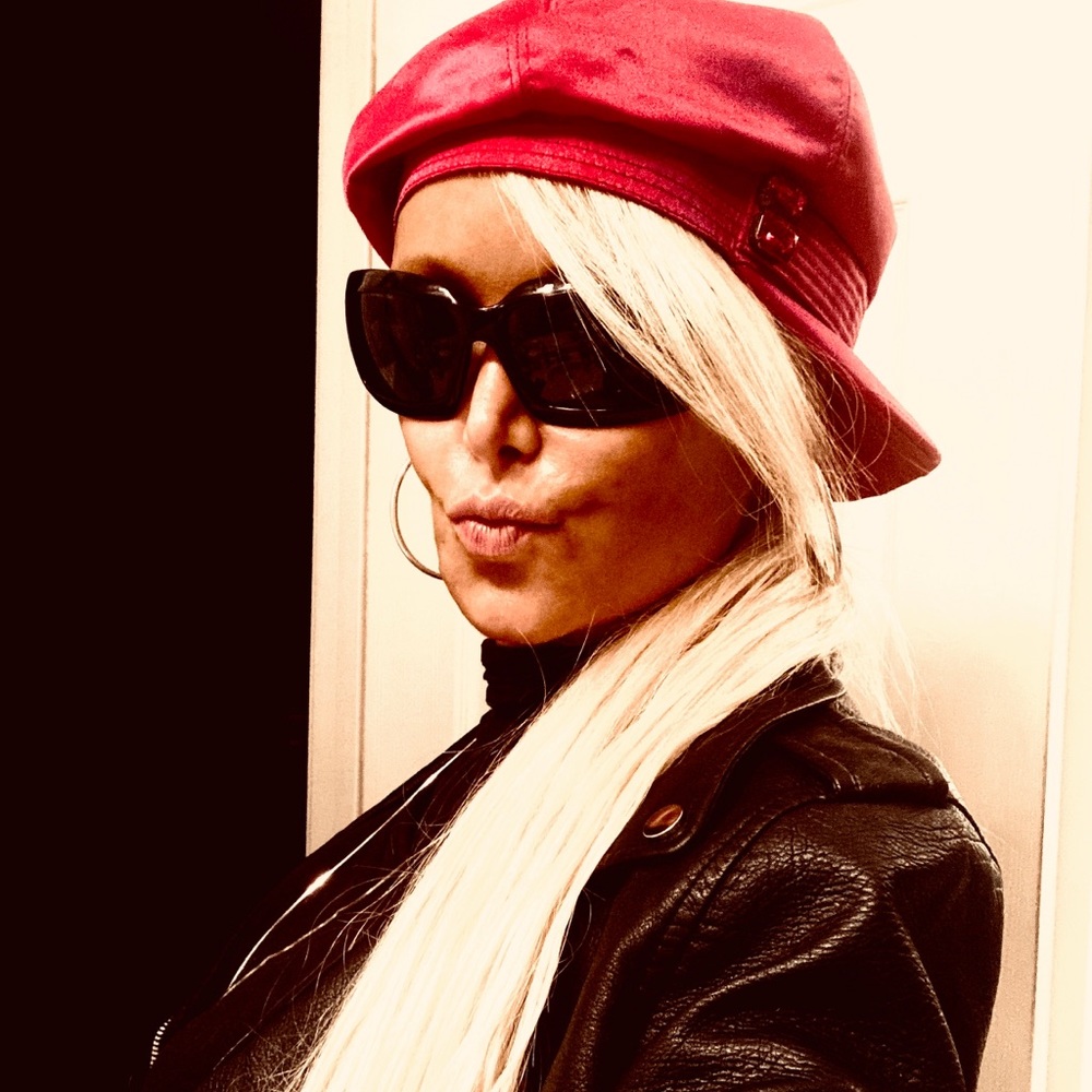 Hot Pink Nine West Fashion Hat.